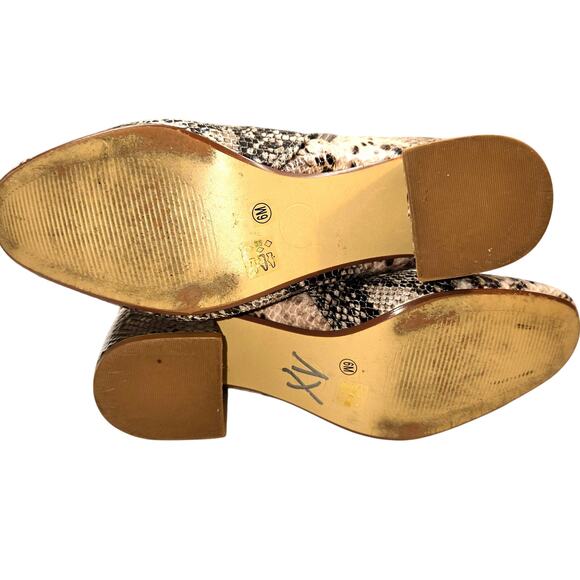 Chinese Laundry Women's Shoes 6 Snake Skin Closed Toe Ankle Boots Booties - Picture 7 of 8